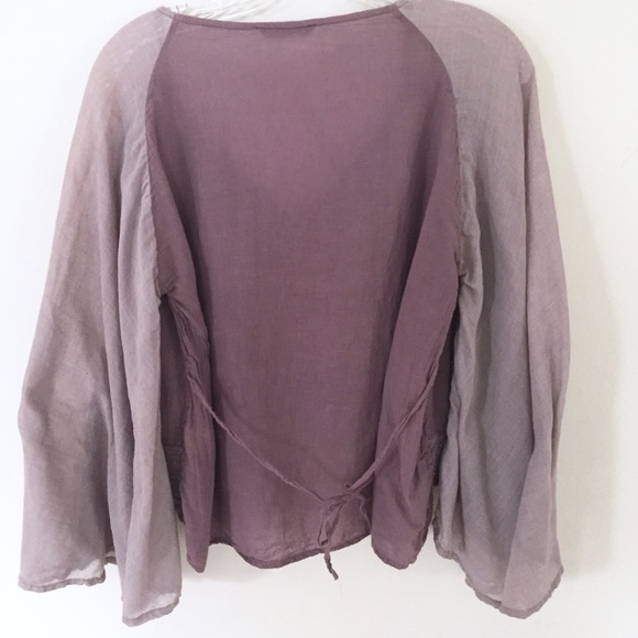 KAI MOON Boho Lavender Purple Tunic Top S/M - Picture 4 of 5